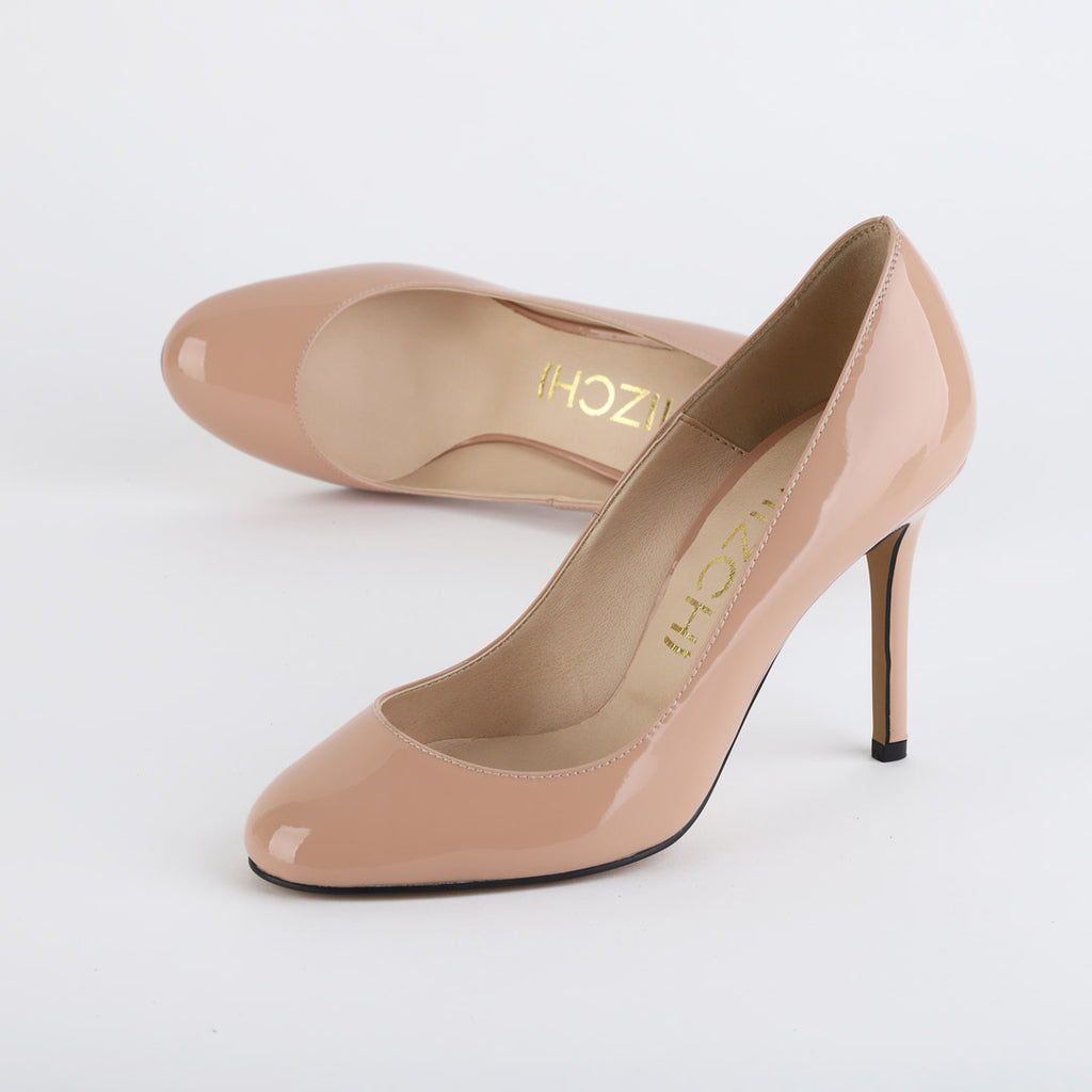 nude all over 30 janet l's Small Size Classic Patent Leather Pumps Cloud 9 By Pretty Small Shoes