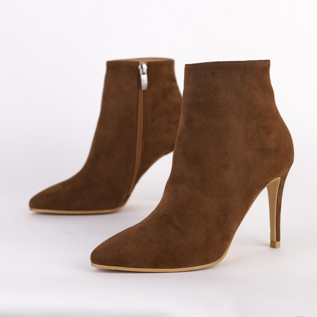 brown small boots