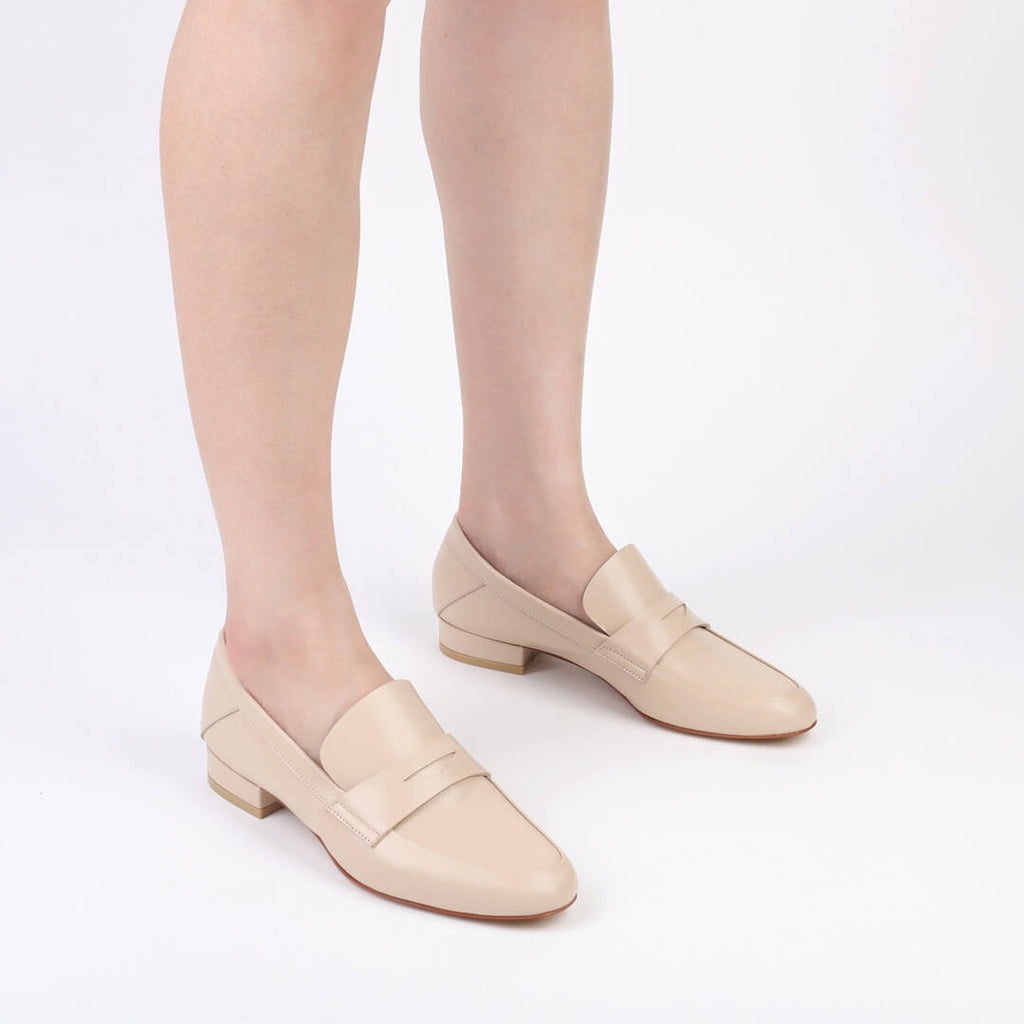 Nude loafers hot sale