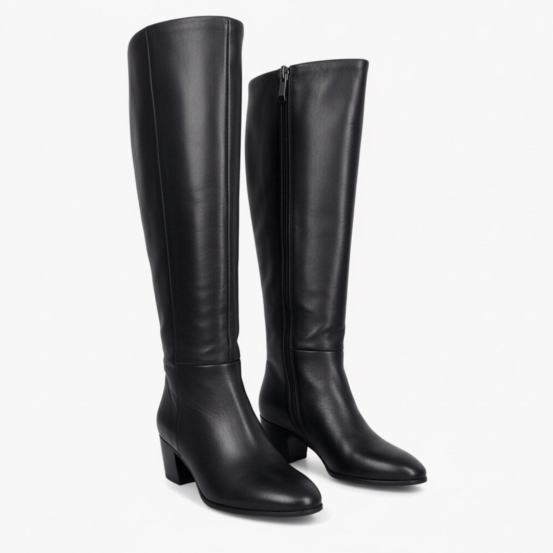 Lucca 50 - Leather Knee Boots