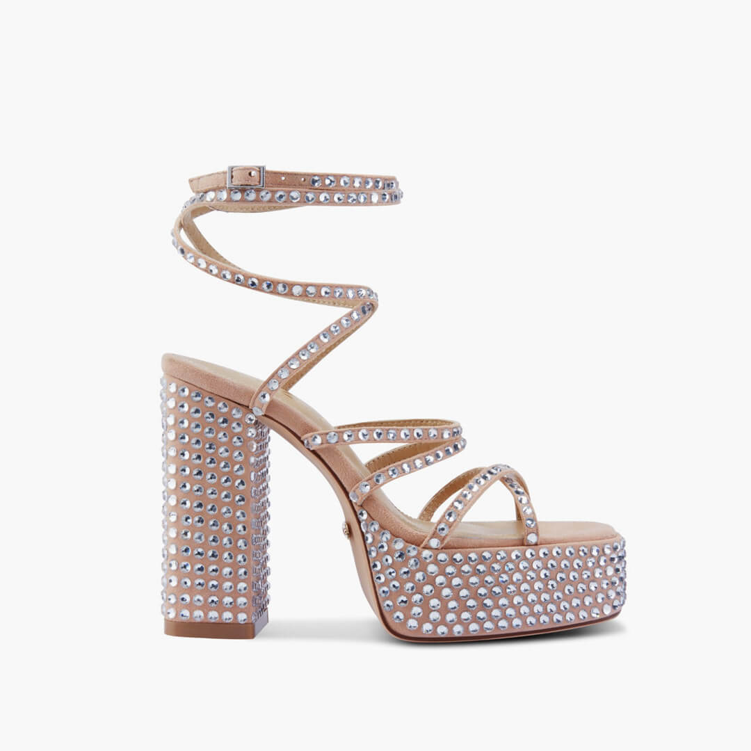 *Calvia - Crystal Embellished Platform