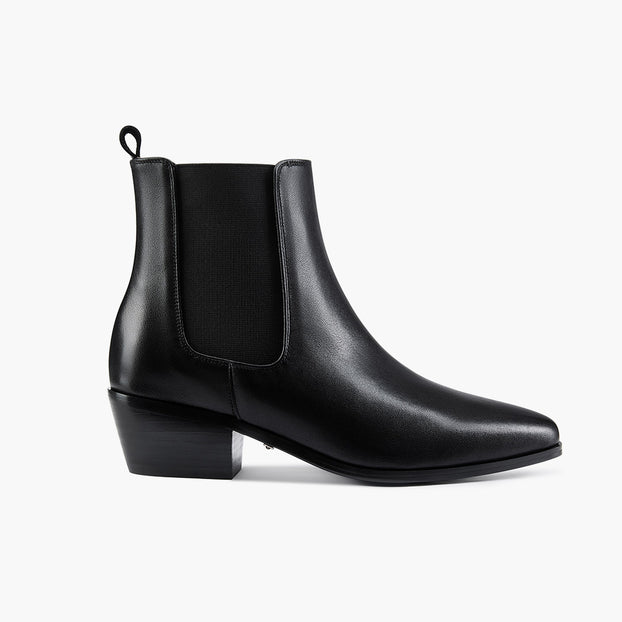 Chelsea Icon - Black Leather