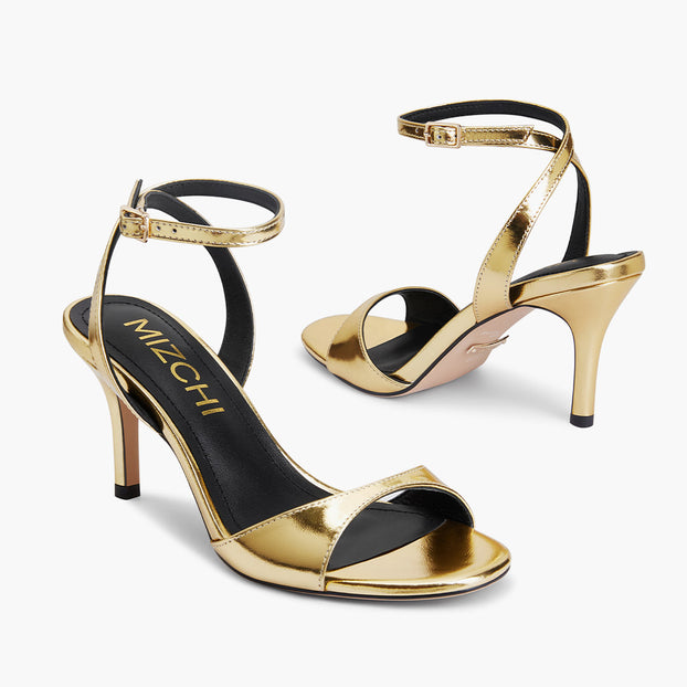 Do Ceu Gold - Strappy Leather Sandals