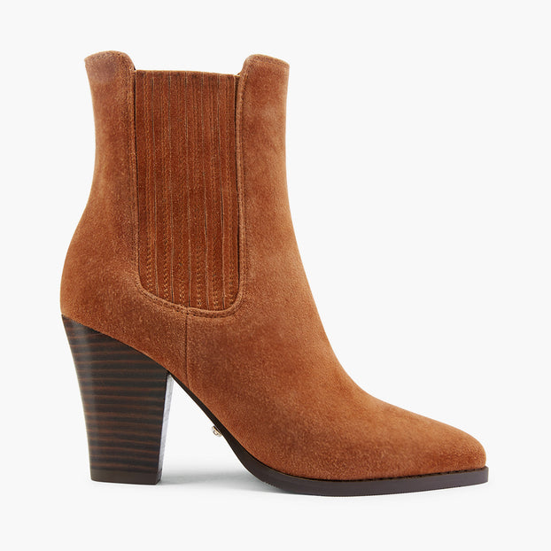 *JENNY BROWN - suede cowboy boots