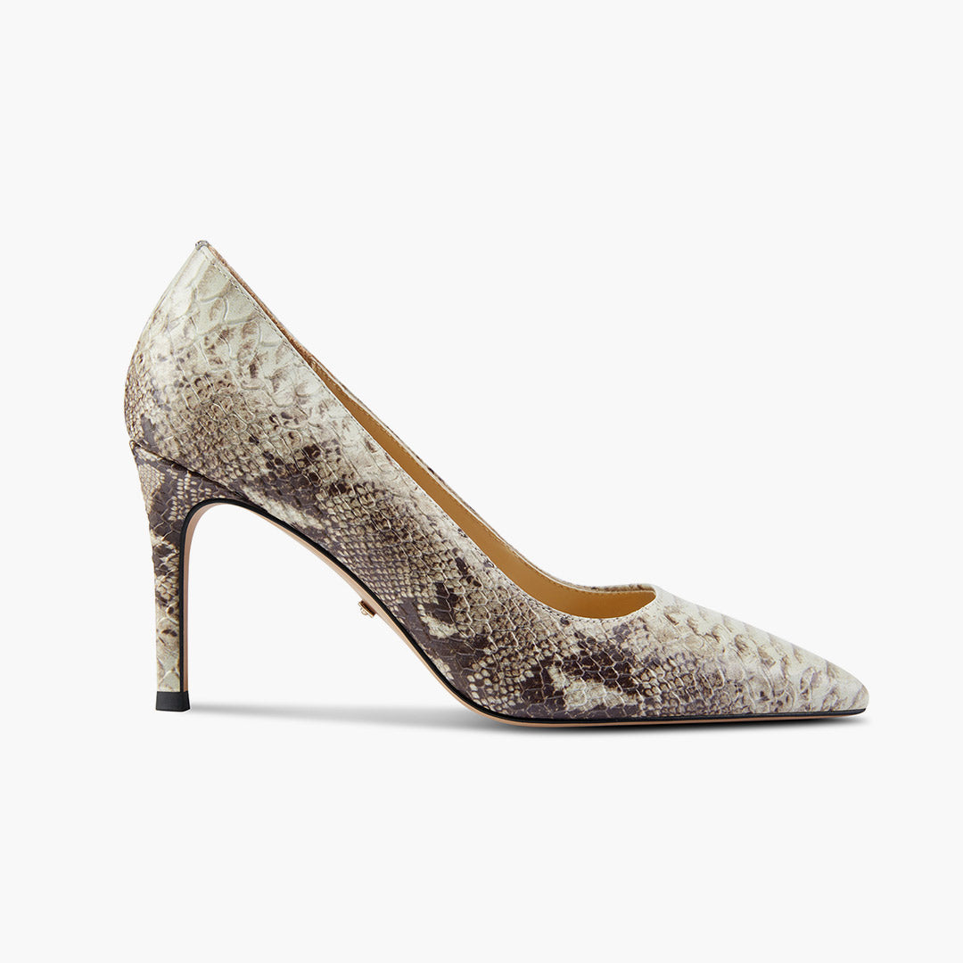 *KAYTE PYTHON - snake effect classic pumps