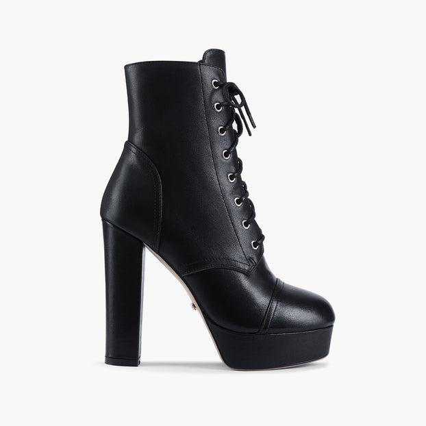 *KINSLEY - lace up platform ankle boots