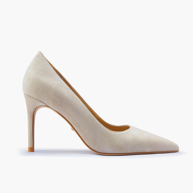 *Kayte - Light beige suede Classic Pump