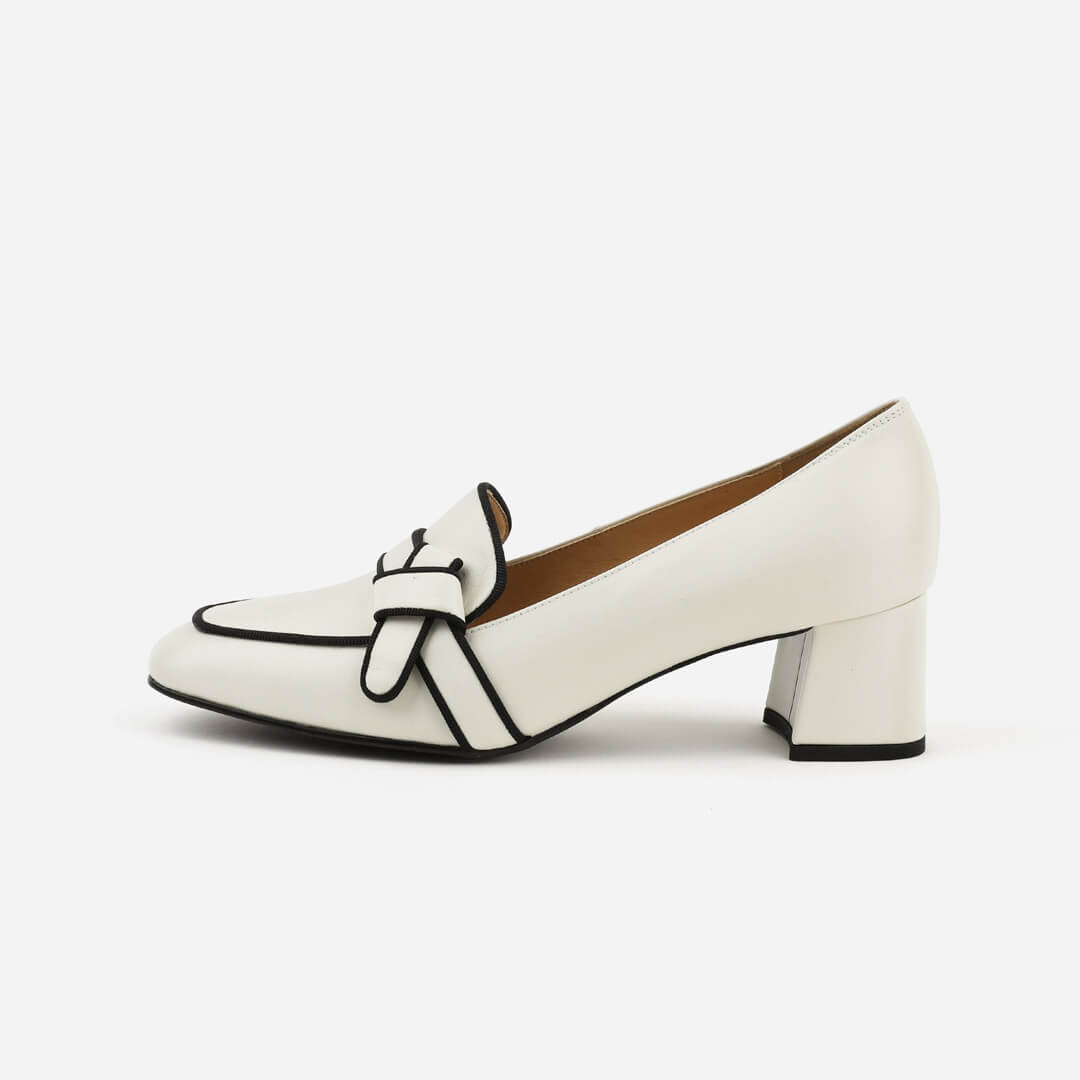 LIZZIE - chunky heel loafer