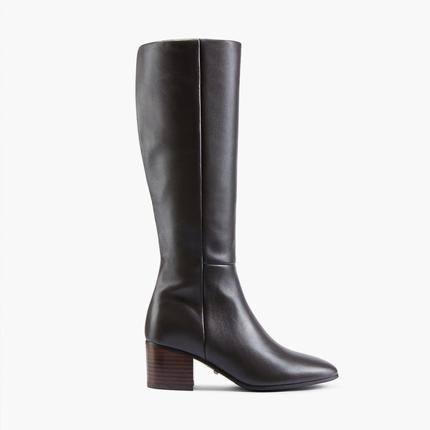 Lucca 50 Brown - Leather Knee Boots
