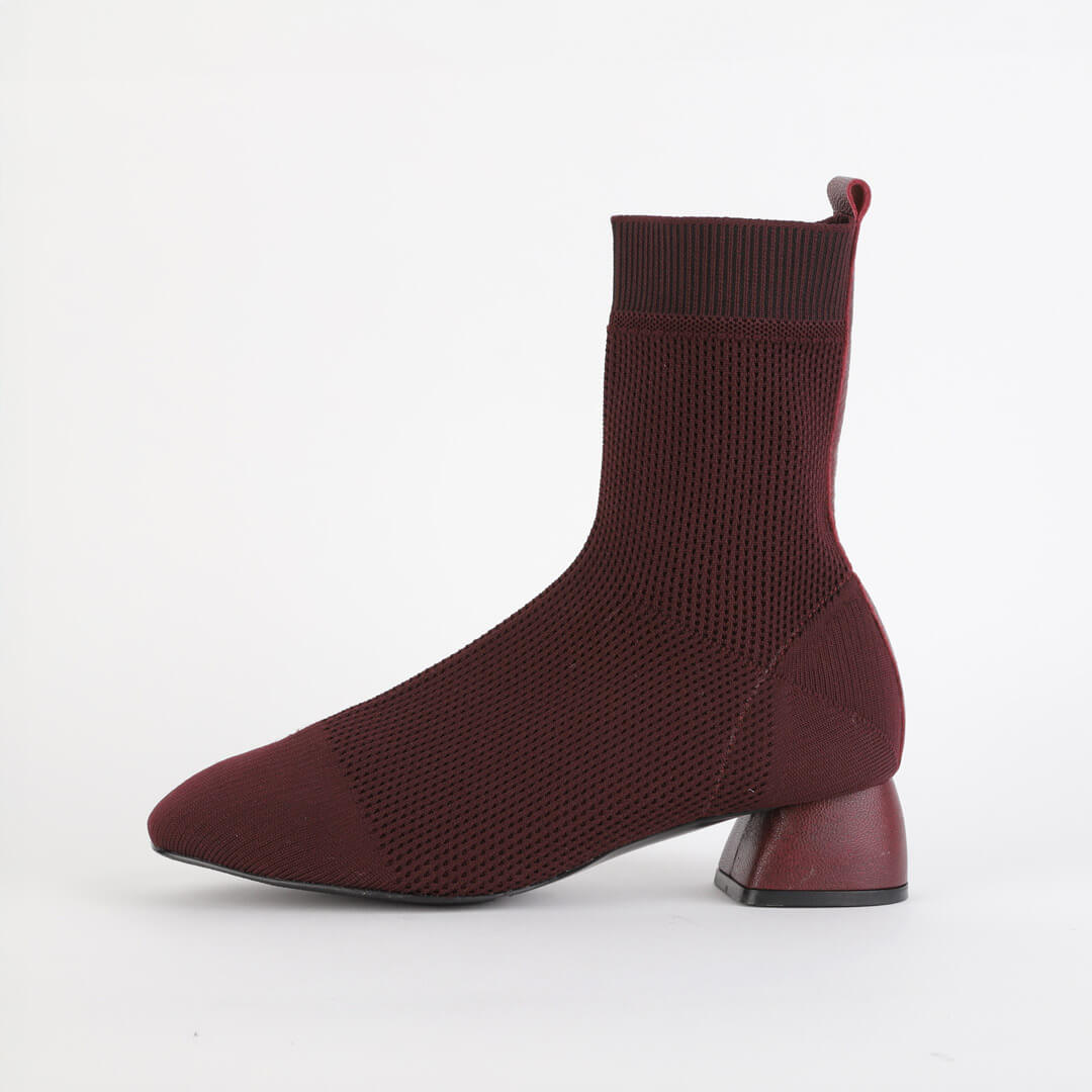 MEDIAS - knitted sock ankle boots