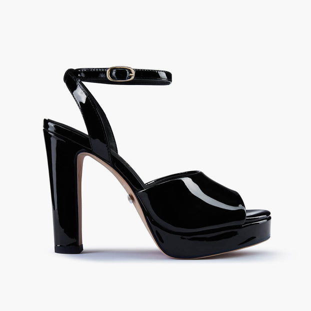 *NOMES 11 - black patent platform