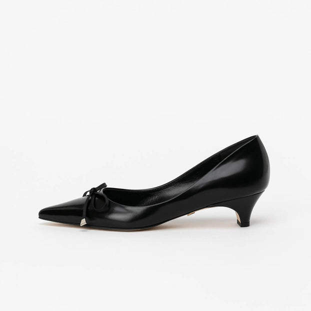 *UK size 2  - PIORLA - black, 8cm heels