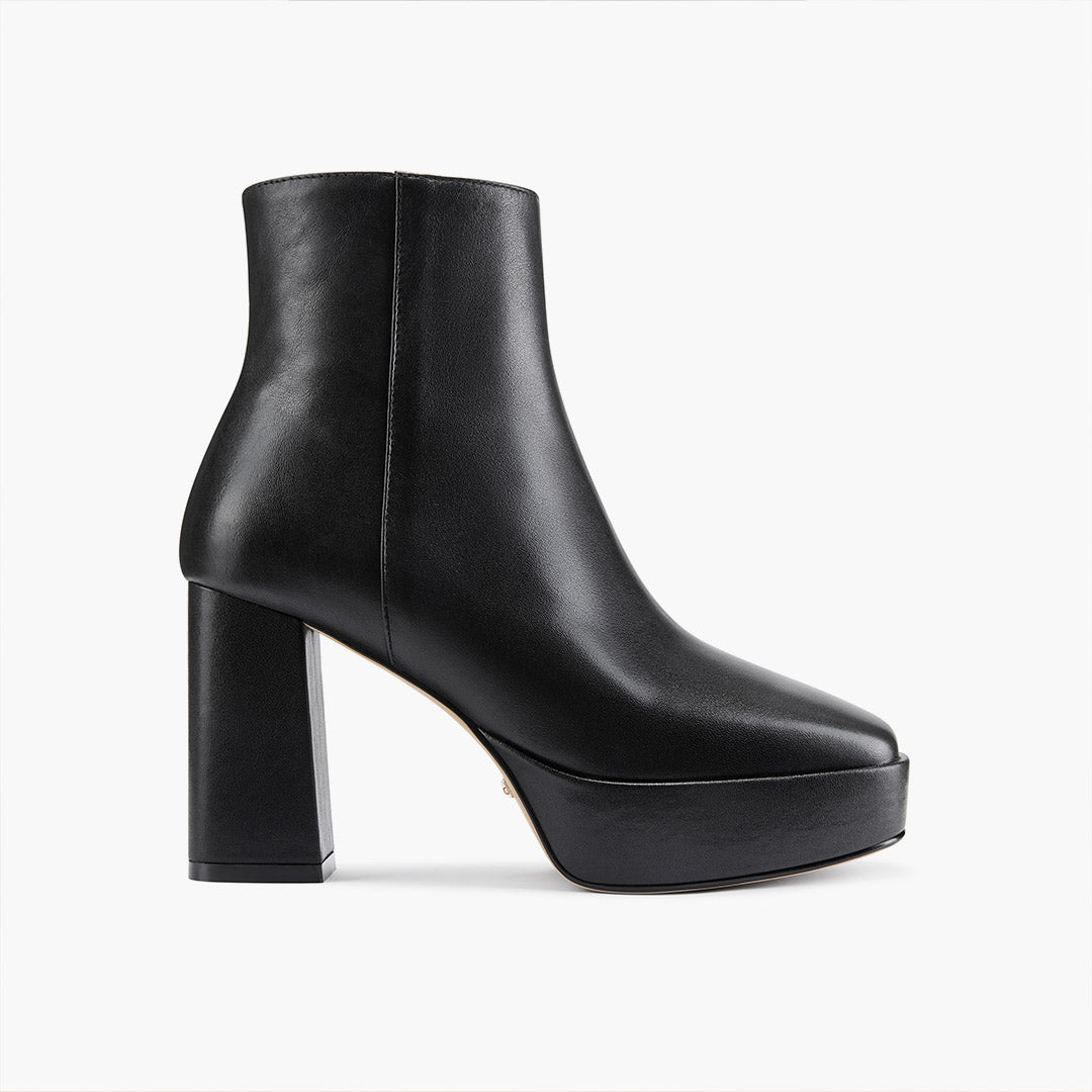 Rize - Leather Platform Ankle Boots