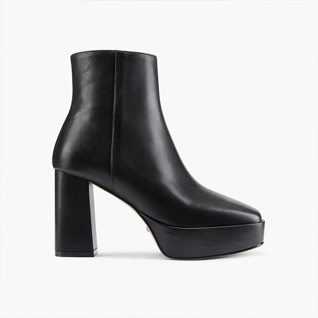 Rize - Leather Platform Ankle Boots