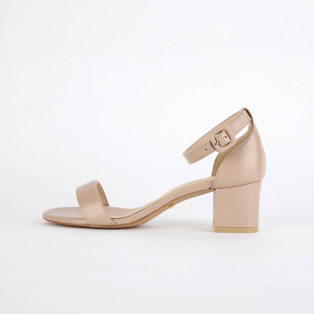 *UK size 2 - TIMELY - white, 5cm heels