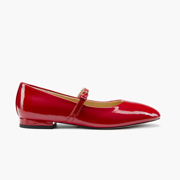 FABB - `Zoara` red patent high platform (Custom order - 4-6 weeks delivery - no returns)