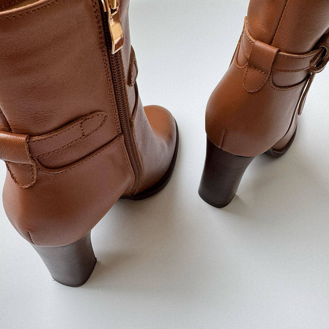 ALVA - leather ankle boots