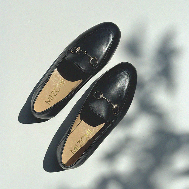 *ROCHELLE BLACK - leather loafers