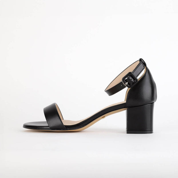 *UK size 2 - TIMELY - black, 5cm heels