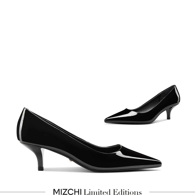 CEEN 50 - black leather pumps