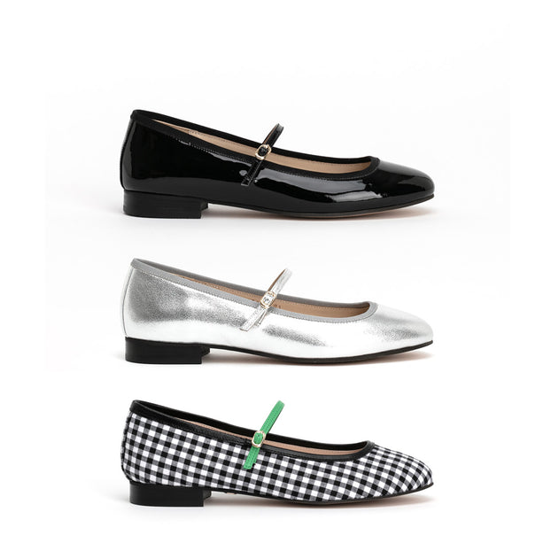 UK size DOODLE black, heels by MIZCHI Pretty Small Shoes