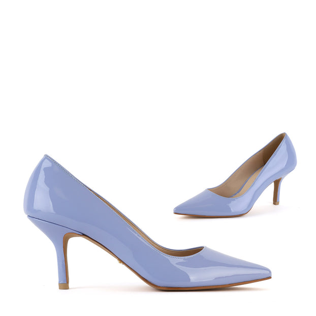 ELDORADO - blue patent pumps
