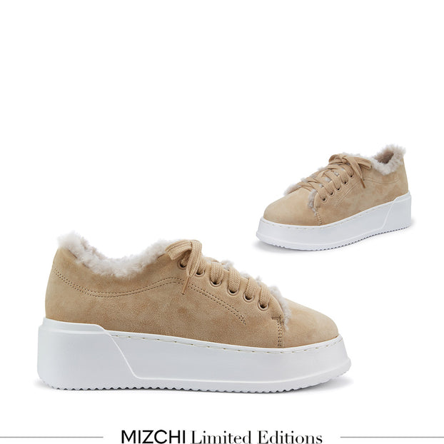 Faye - Fur Lined Sneakers