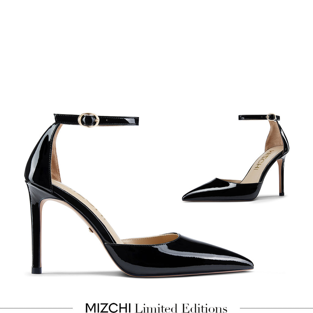 Petite Size Classic Ankle Strap Pumps by MIZCHI Pretty Small Shoes