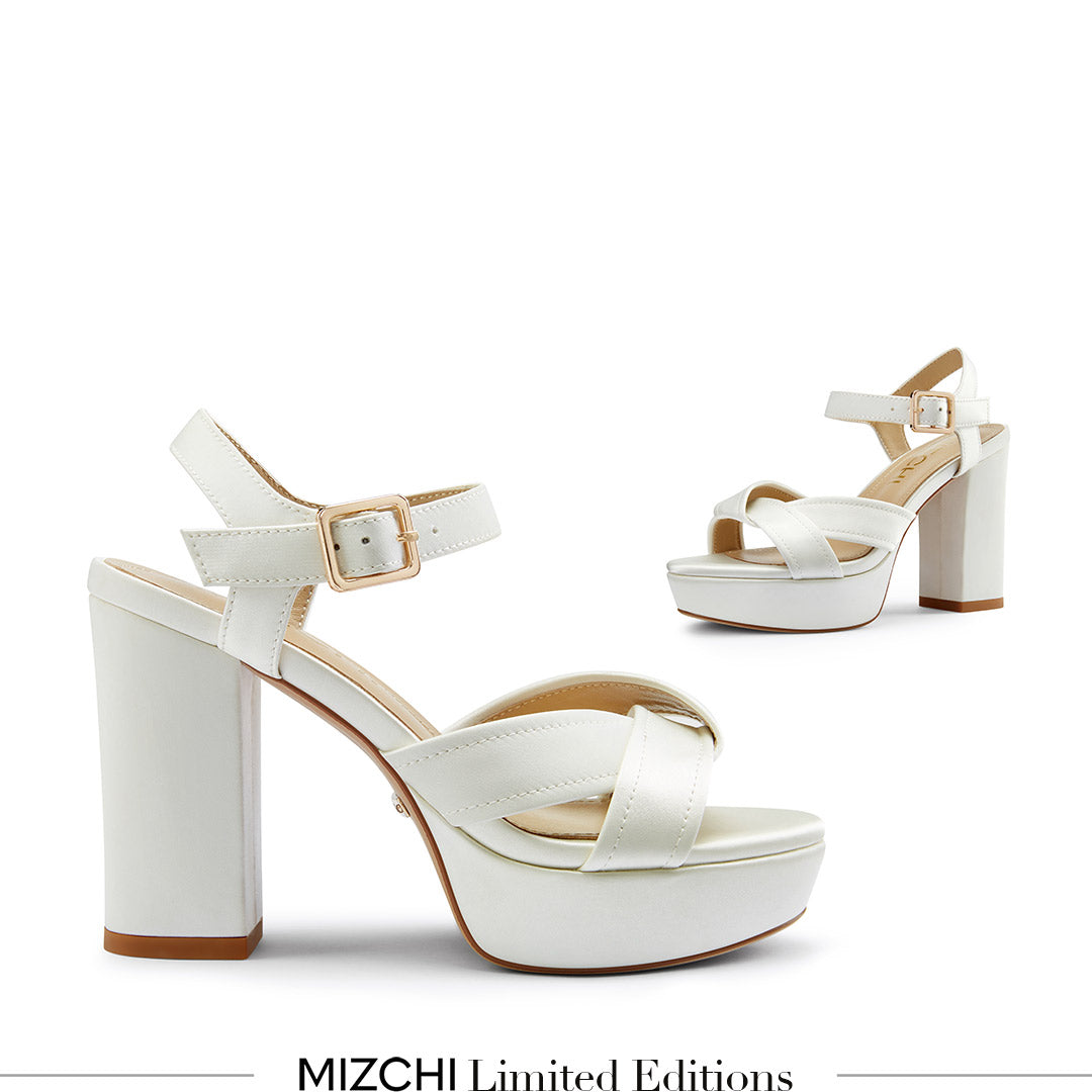 LA LUNA - bridal platform sandal