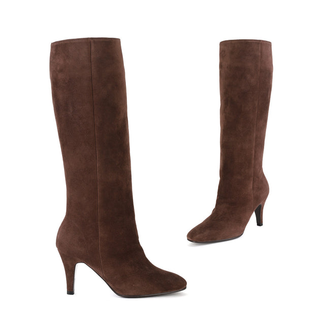 LISSE - suede long boots