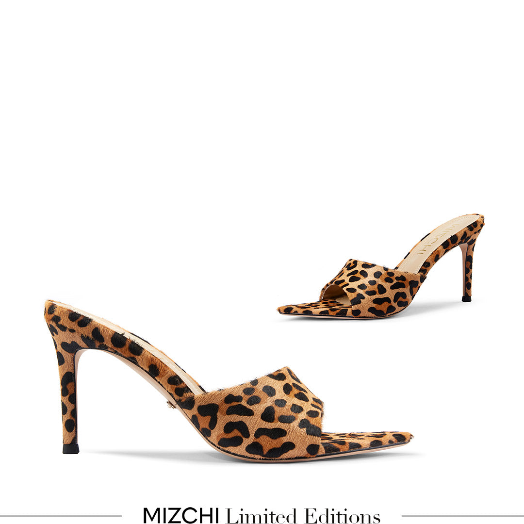 Marisol  -Calf Hair Point Toe Mules