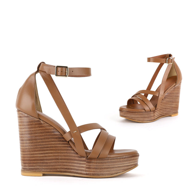 *UK size 13 - MARVELLA - camel, 12/3cm heels