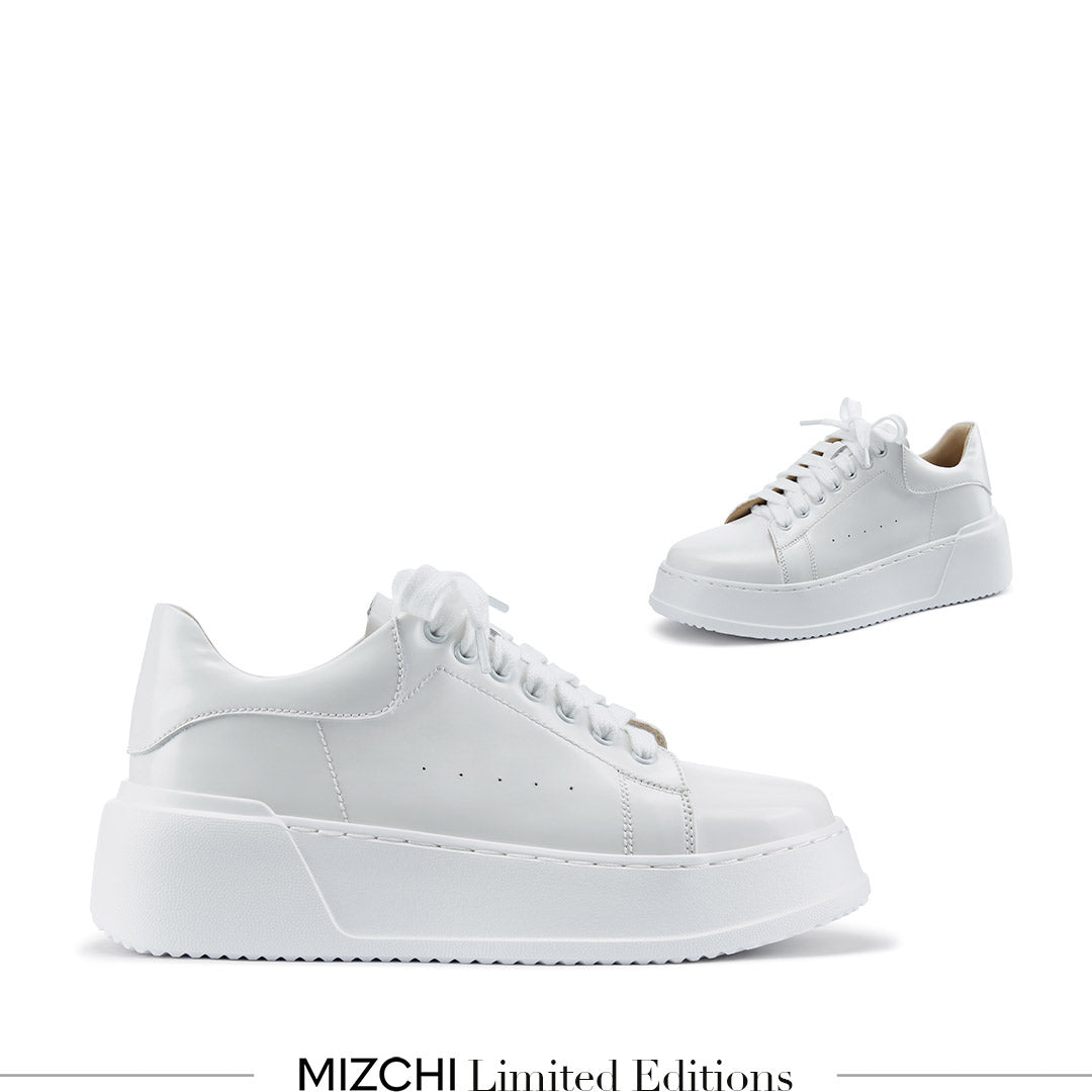 RYKER WHITE - leather sneaker