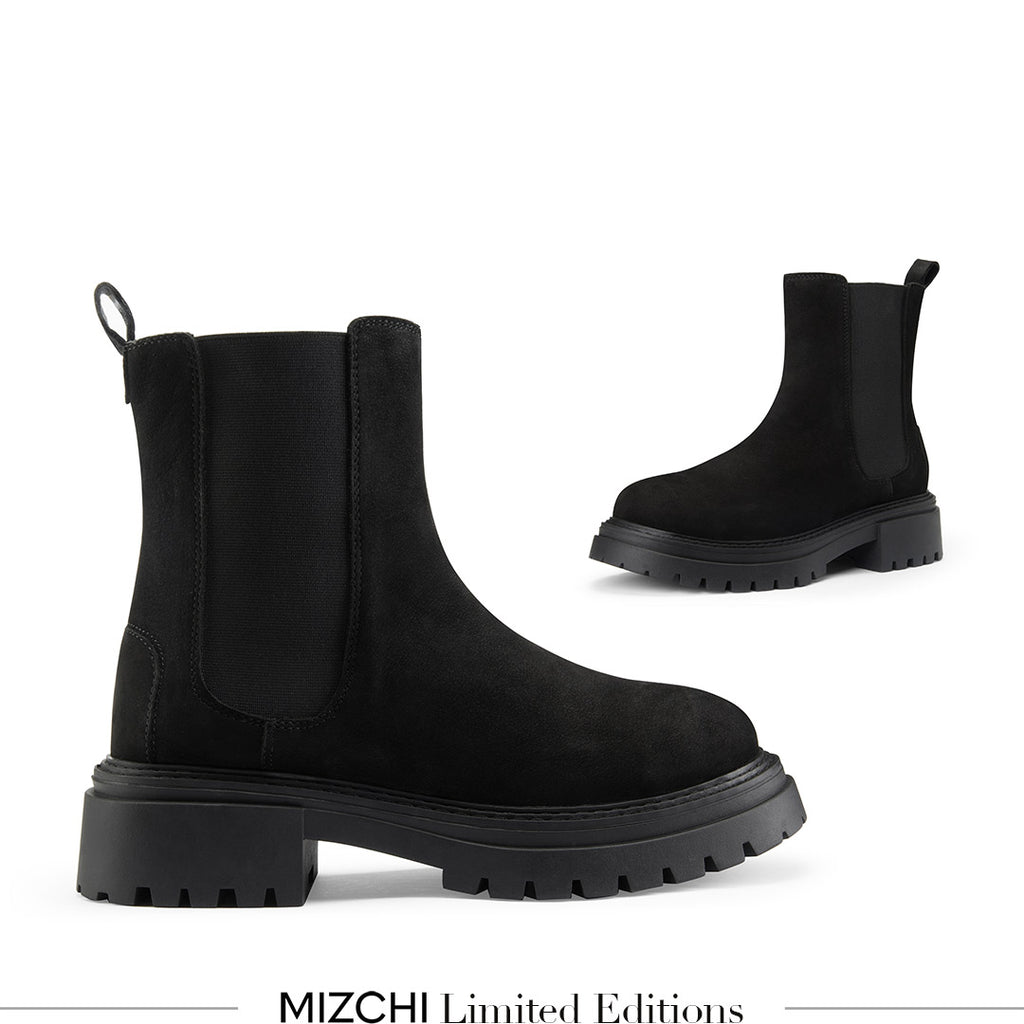 Petite Size Flatform Chelsea Boots by MIZCHI Pretty Small Shoes