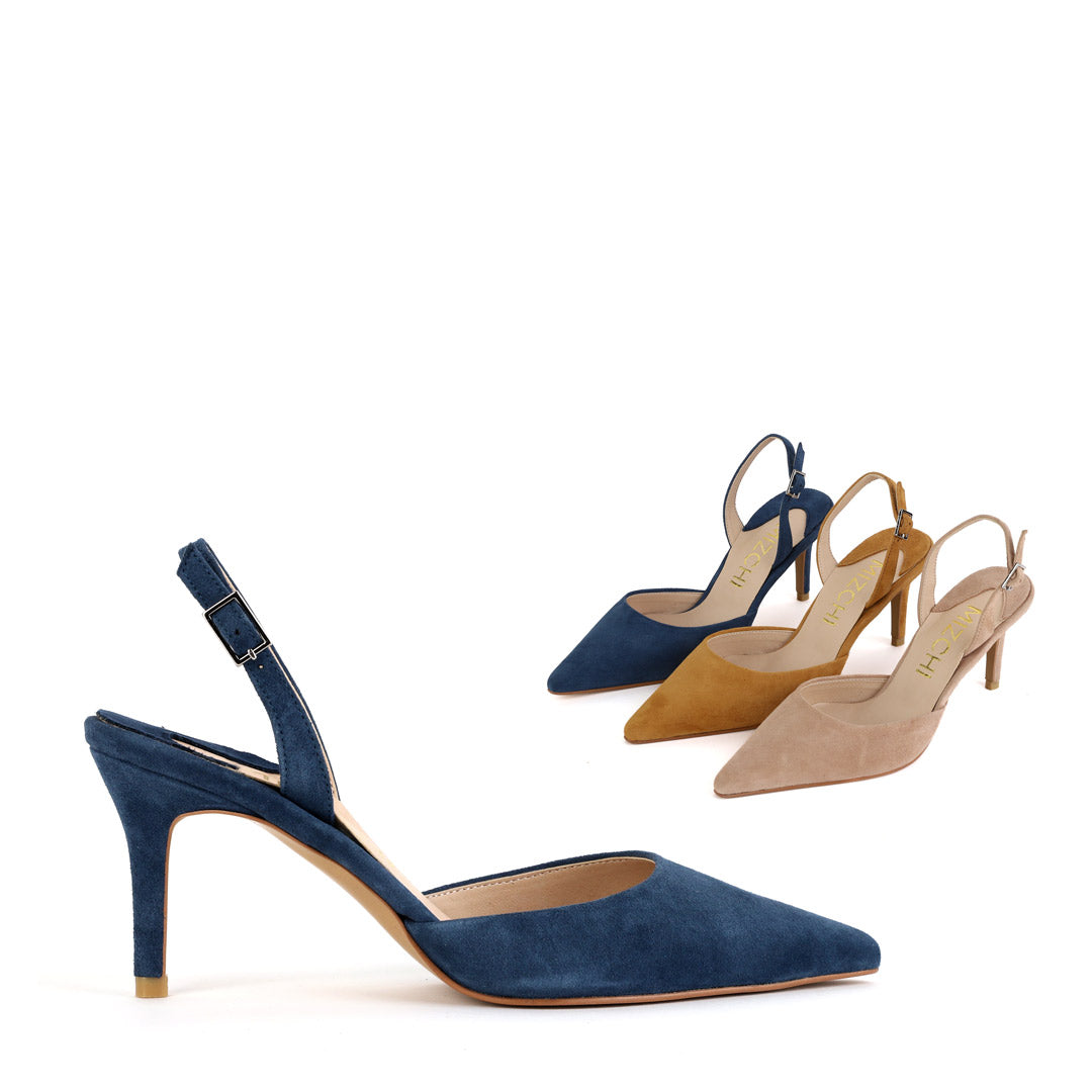 Navy blue 2024 small heels