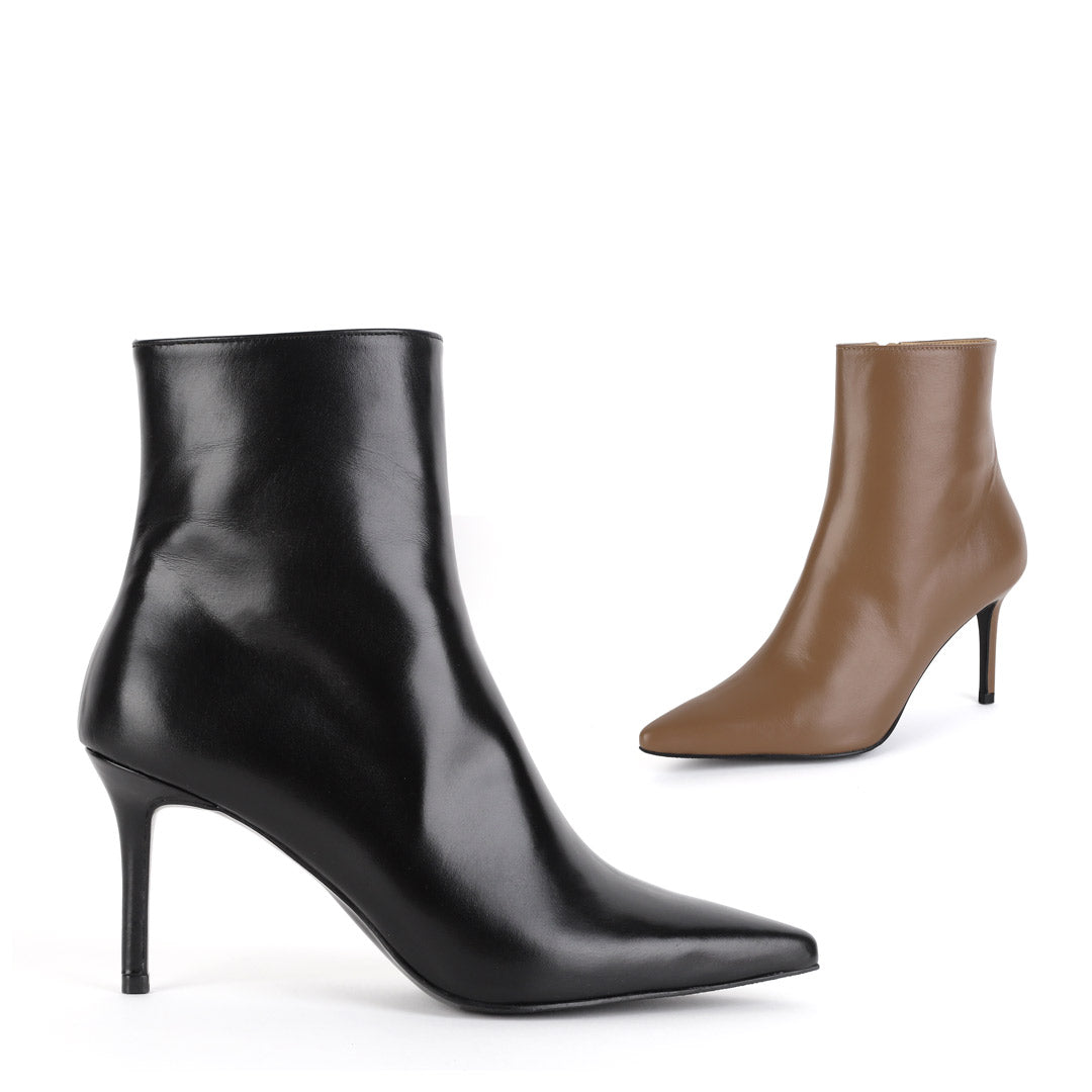 Petite Size High Leather Ankle Boots UK 13
