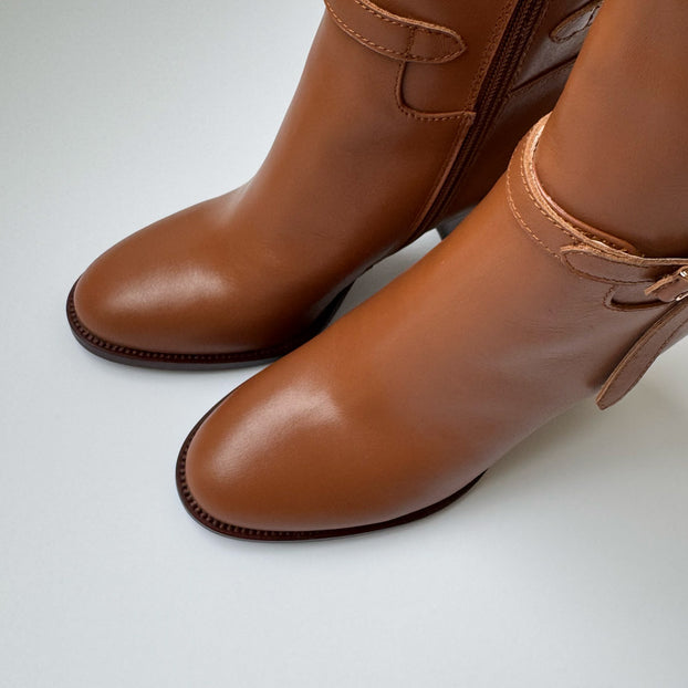 ALVA - leather ankle boots
