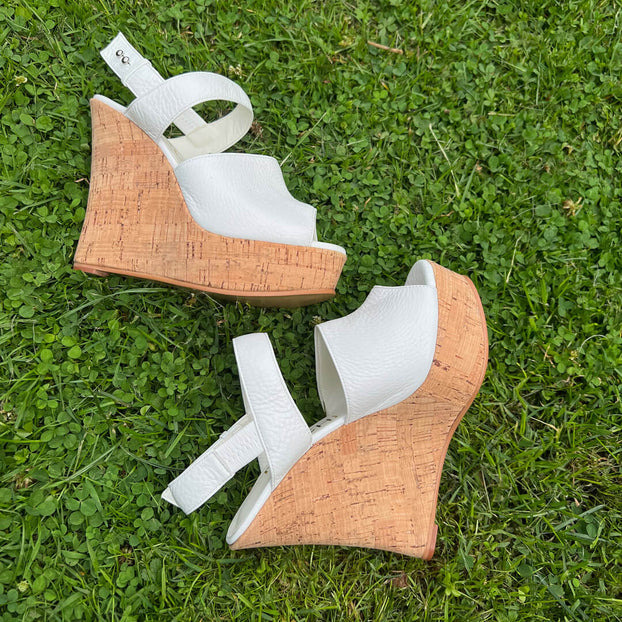 *Unique Production Sample - 5062 - White, 12/3.5cm size UK 2