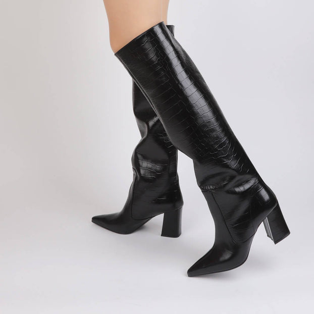 Petite Size Long Boots For Women EU 34