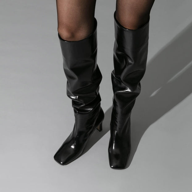 CORA - Knee high leather boots