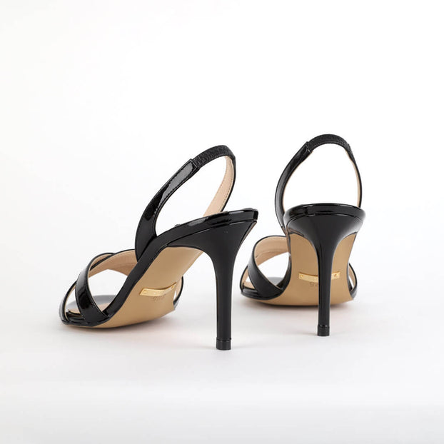 *UK size 2.5 - TWIGGY - black, 8cm heels
