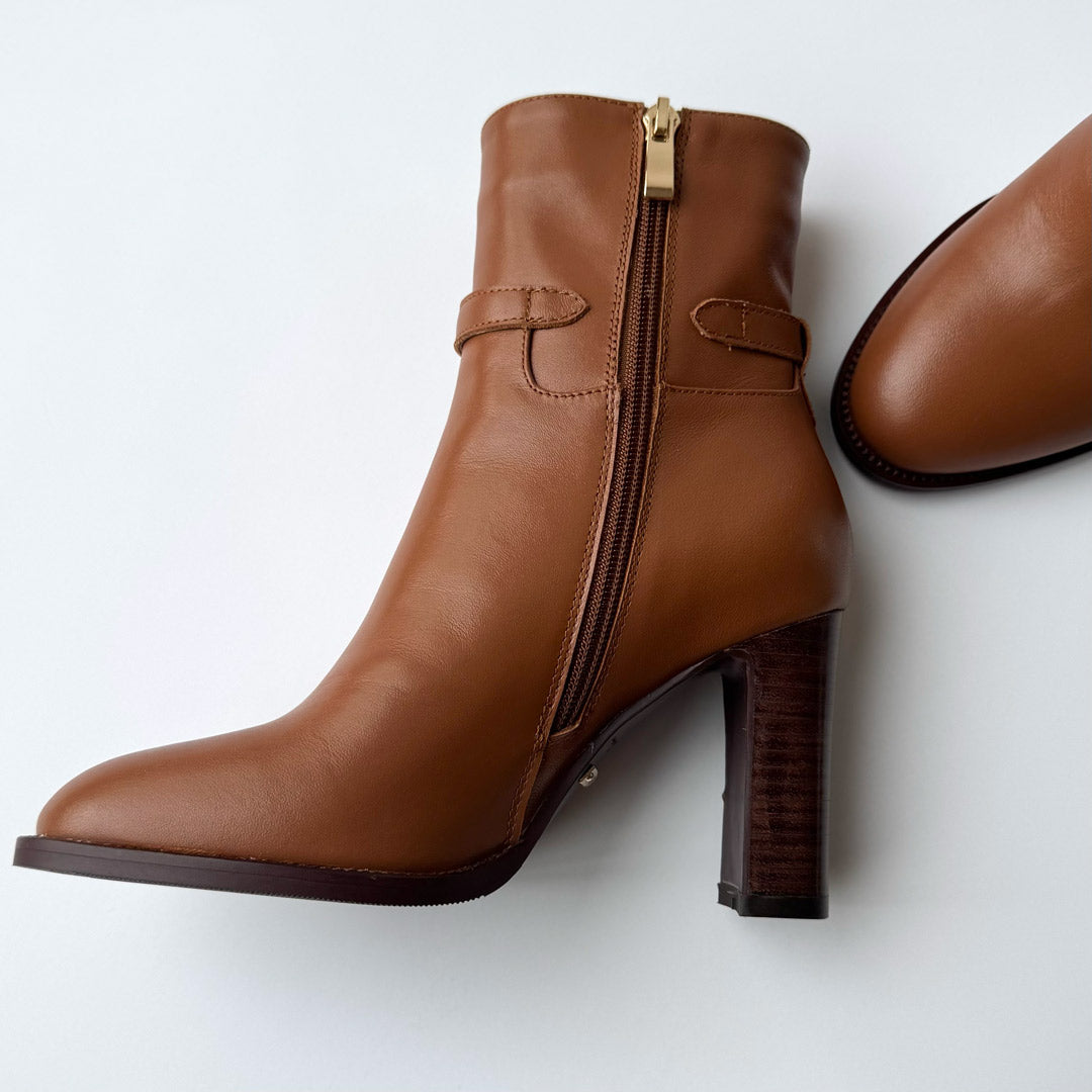 ALVA - leather ankle boots