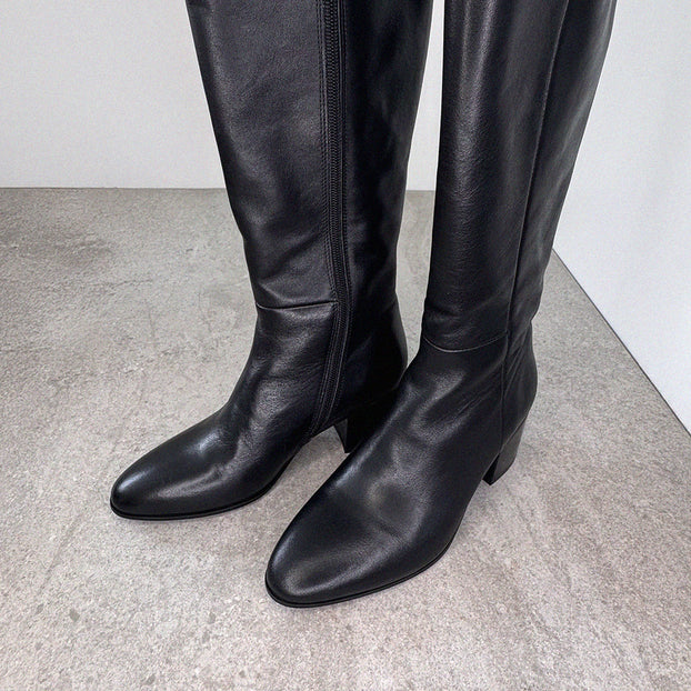 Lucca 50 - Leather Knee Boots