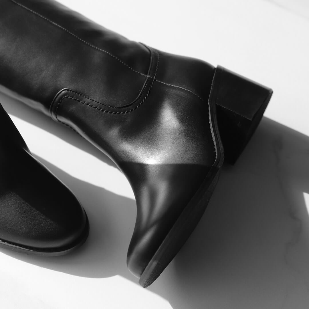 MAEVE - leather knee boot