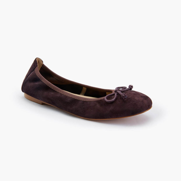 *ANAIS - brown suede ballet pump