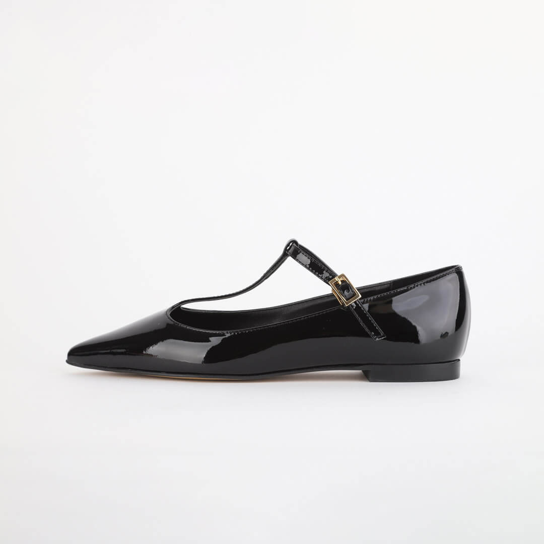*UK size 2.5 - ARLETA - black, 1.5cm heels