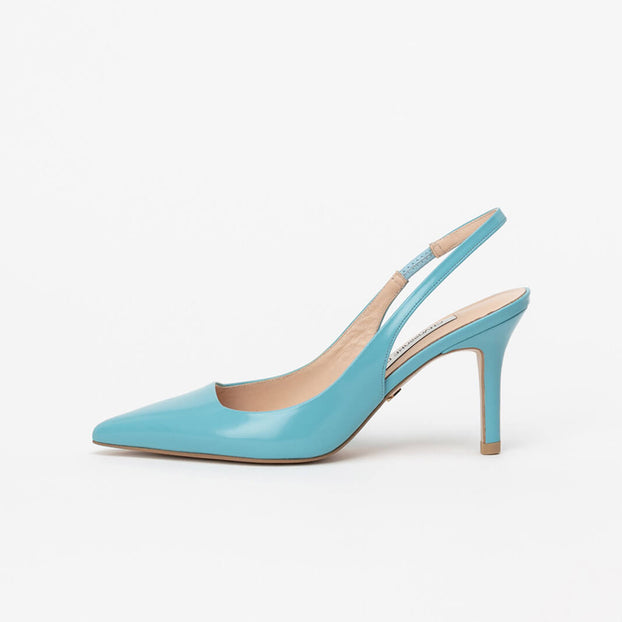 *BASICA SLINGBACK - blue, 6cm size Uk 13