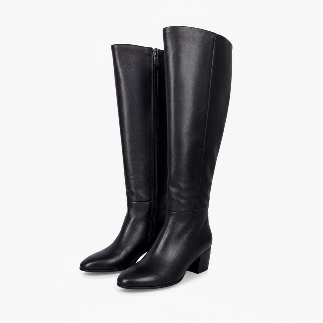 Lucca 50 - Leather Knee Boots