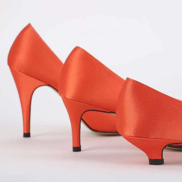 *KIBON - orange, 9cm size UK 2.5