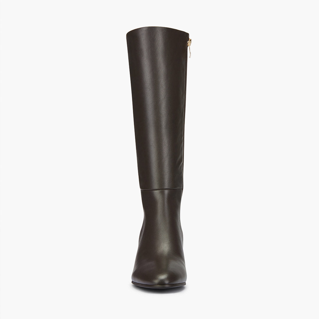 Lucca 50 Brown - Leather Knee Boots